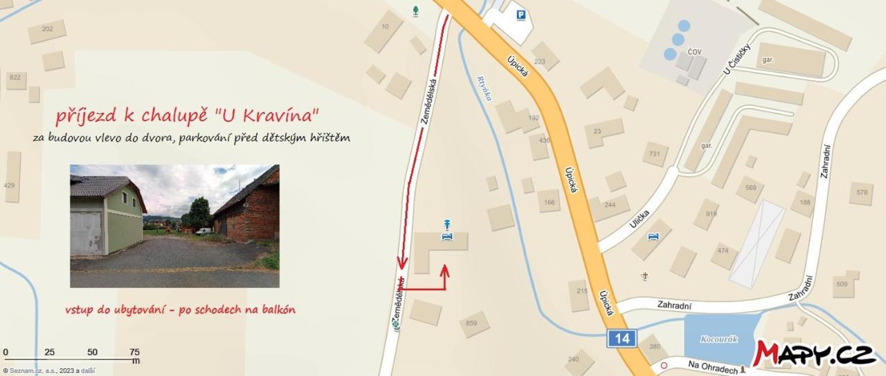 Chalupa U Kravina Rtyne v Podkrkonosi Екстериор снимка